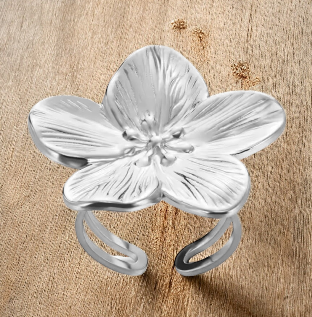 Bague FLOWER argenté