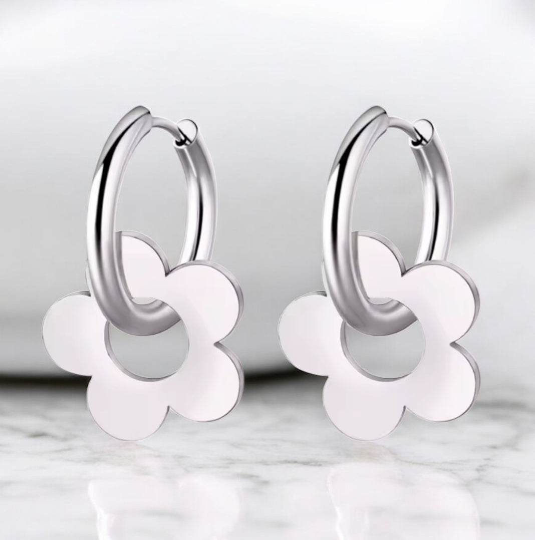 Boucles d’oreilles NAYLA argenté