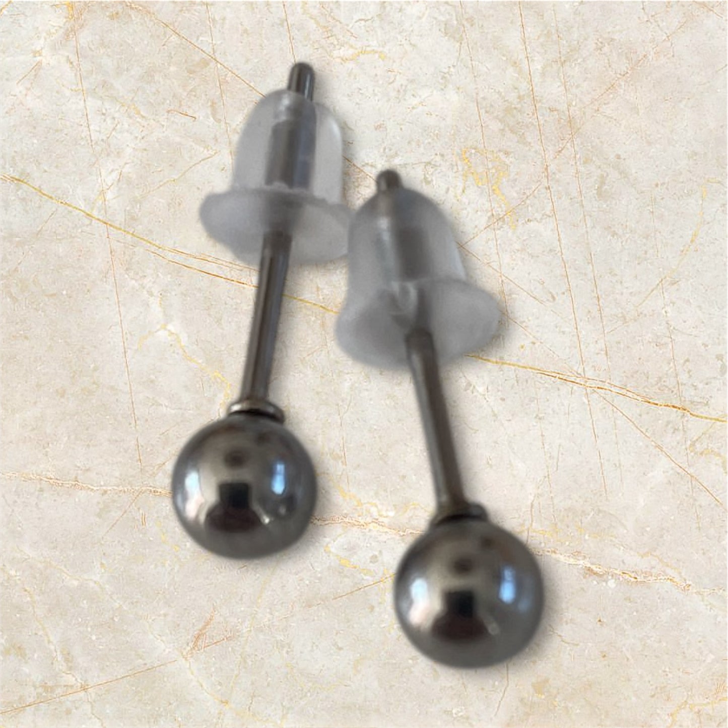 Boucles d’oreilles SPHÈRE Argenté