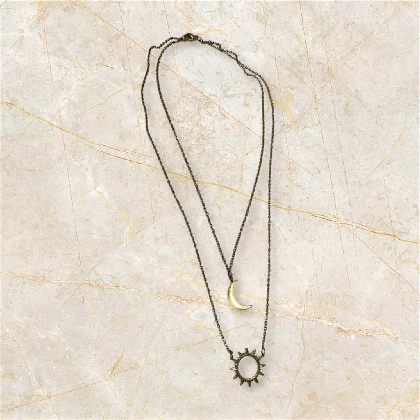 Collier double SOLAIRE