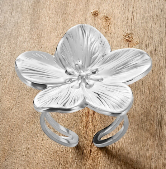 Bague FLOWER argenté