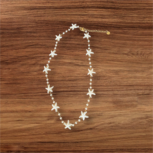 Collier HAWAÏEN Blanc
