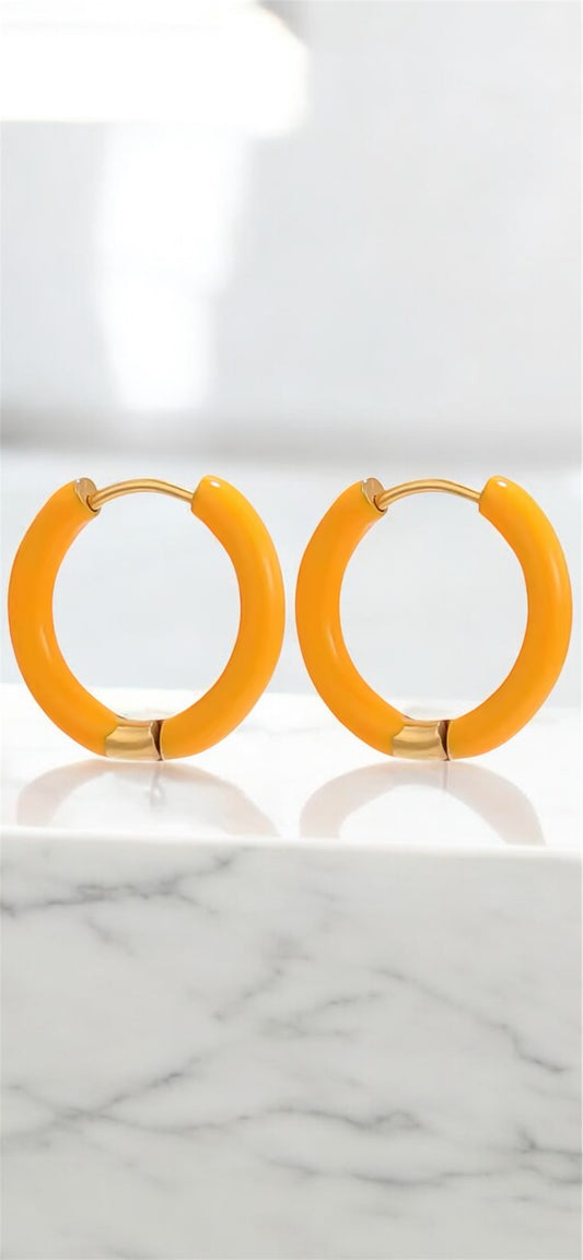Boucles d’oreilles ORANGE