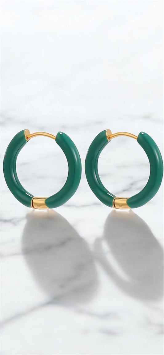 Boucles d’oreilles GREEN
