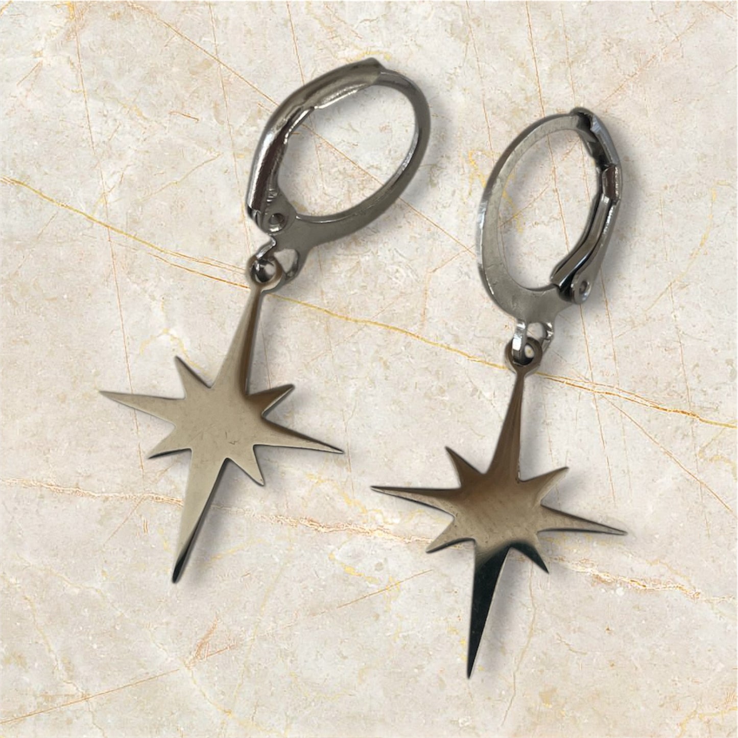 Boucles d’oreilles STARS Argenté