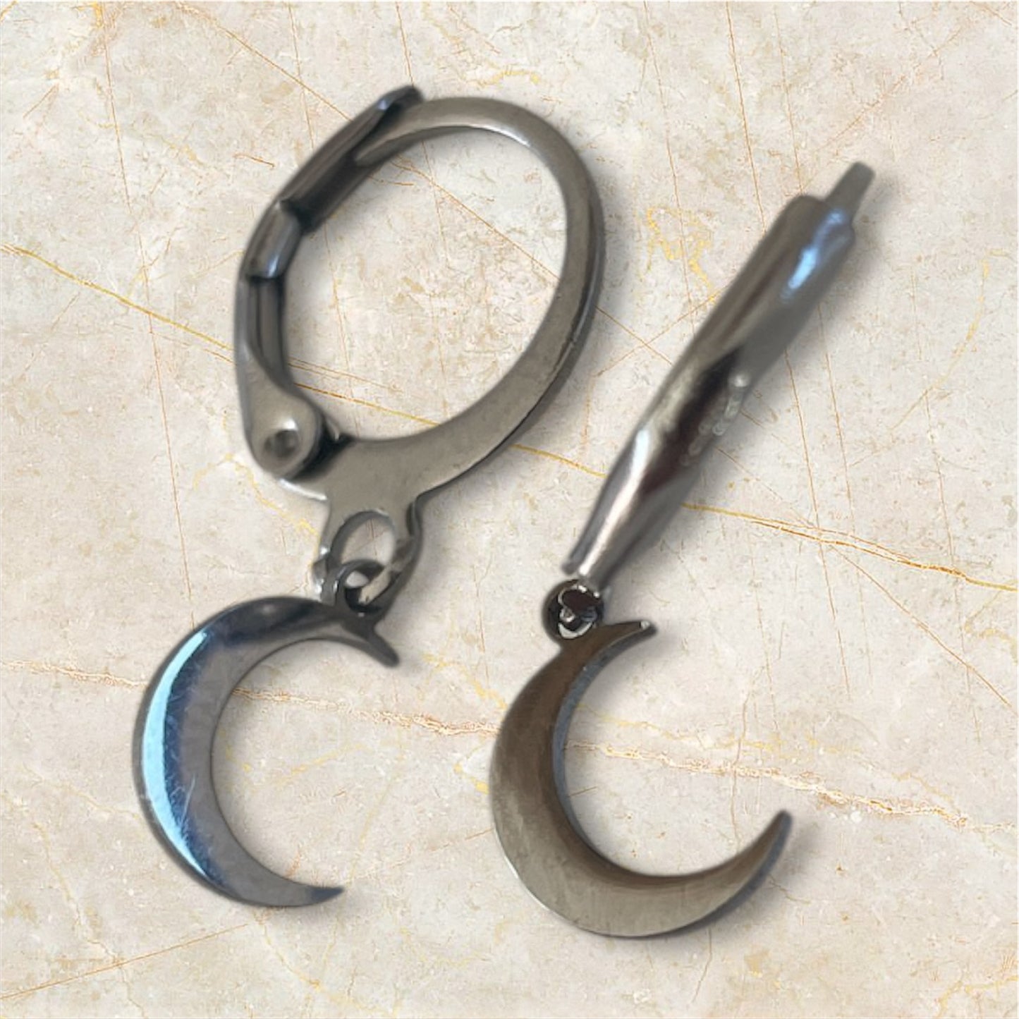 Boucles d’oreilles LUNE Argenté