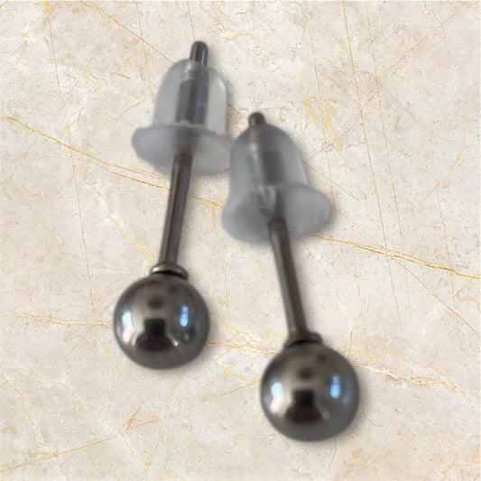 Boucles d’oreilles SPHÈRE Argenté