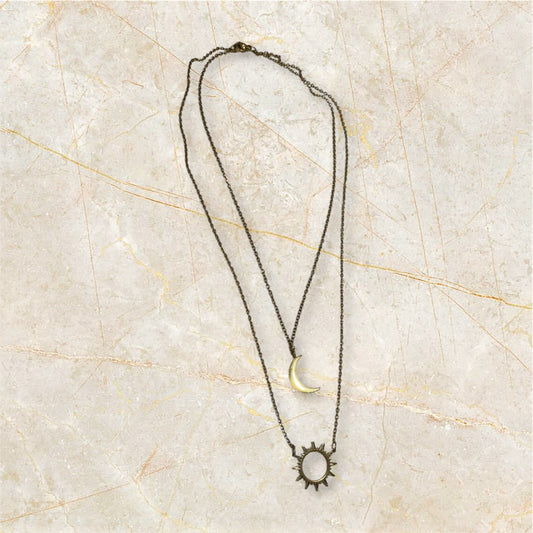 Collier double SOLAIRE